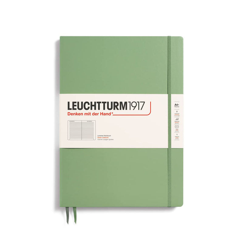 Leuchtturm HC Master Ruled Plain Notebook A4+