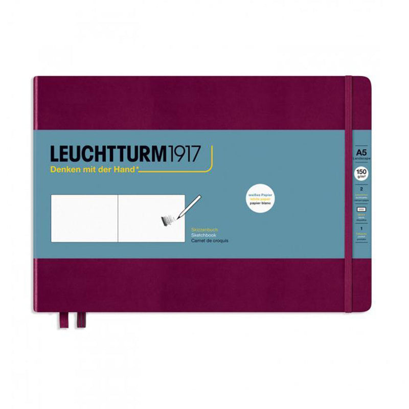 Leuchtturm Hardcover Landscape Plain Sketchbook A5