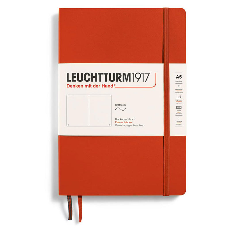 Leuchtturm Softcover Plain Notebook A5