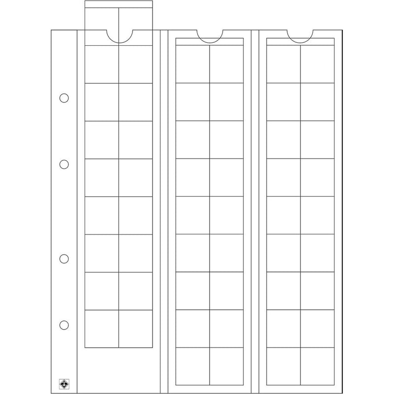 Leuchtturm Optima Coin Sheets 5pk (Clear)