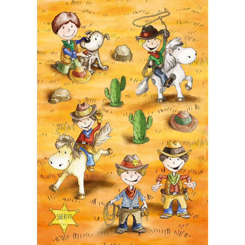 Herma Funny Cowboys 3D Sticker