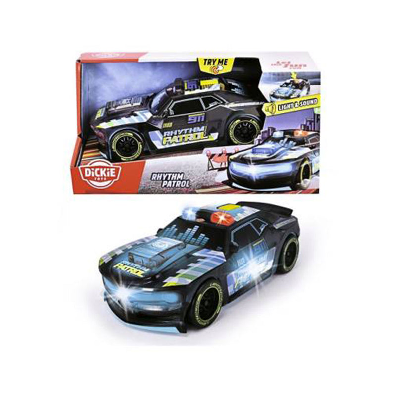 Dickie Toys Rythym Patrol Car with Light and Sound 20cm