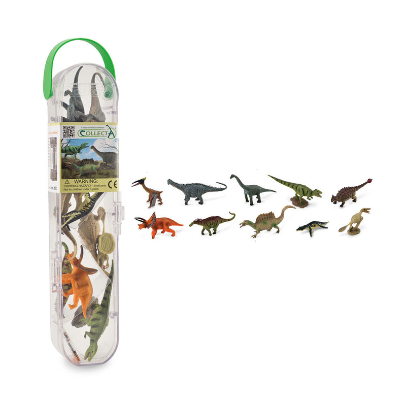  CollectA Set de regalo con figuras de dinosaurios en tubo (juego de 10)