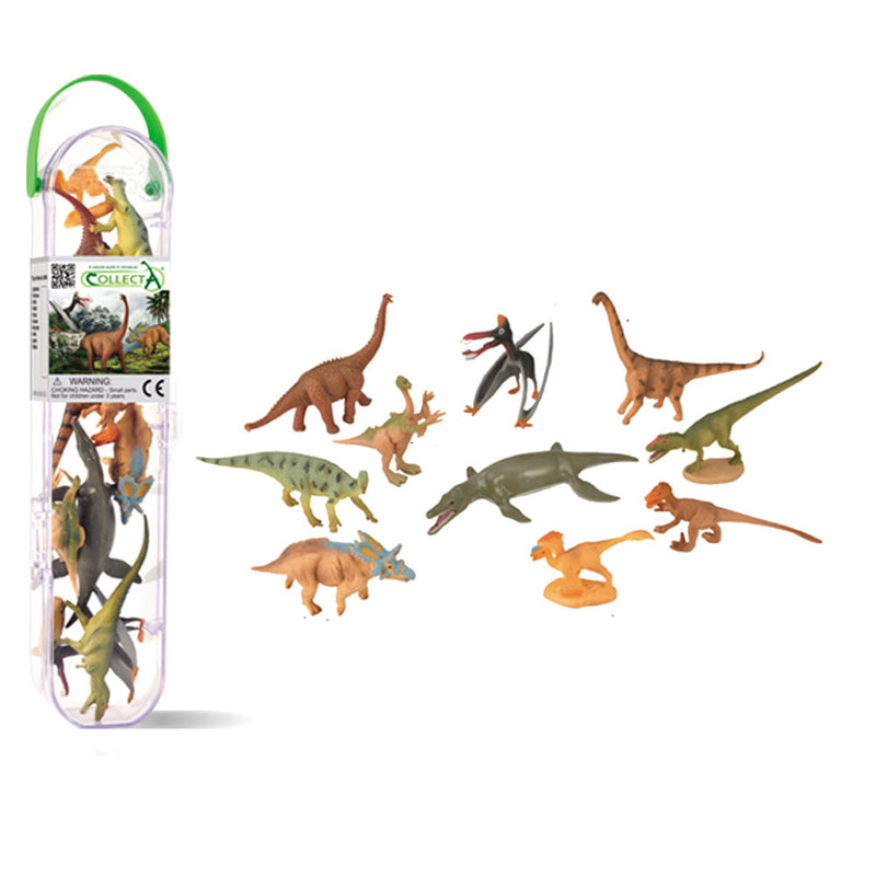 CollectA Dinosaur Figures in Tube Gift Set (Set of 10)