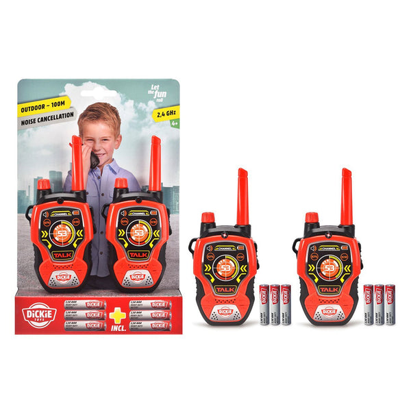 Dickie Toys Easy Call Walkie Talkie 18cm (Pack of 2)