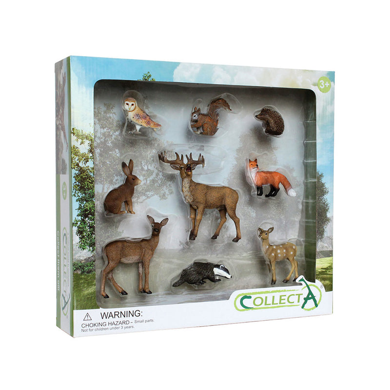  Set de regalo con figuras de animales del bosque de CollectA