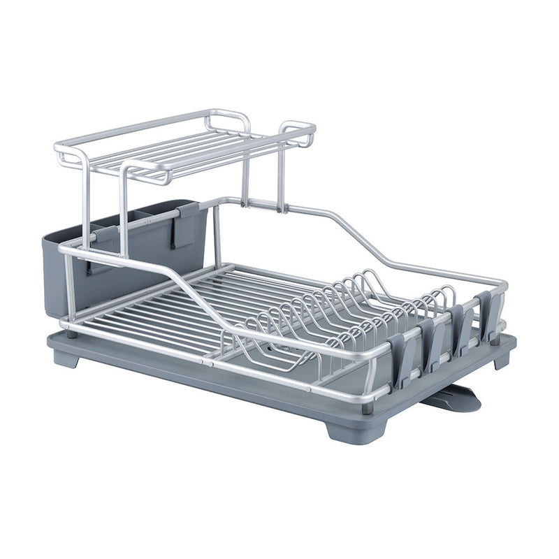 Avanti Bravo Double Tier Aluminium Dish Rack