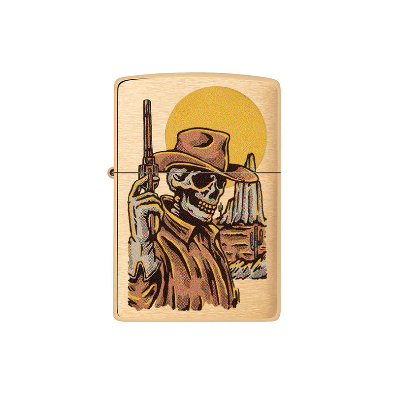  Encendedor Zippo Cowboy Skull Design resistente al viento