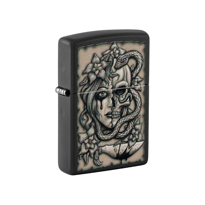  Encendedor Zippo Tattoo Design a prueba de viento