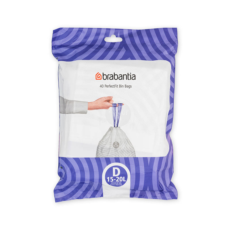  Brabantia Pack Dispensador PerfectFit con 40 Bolsas