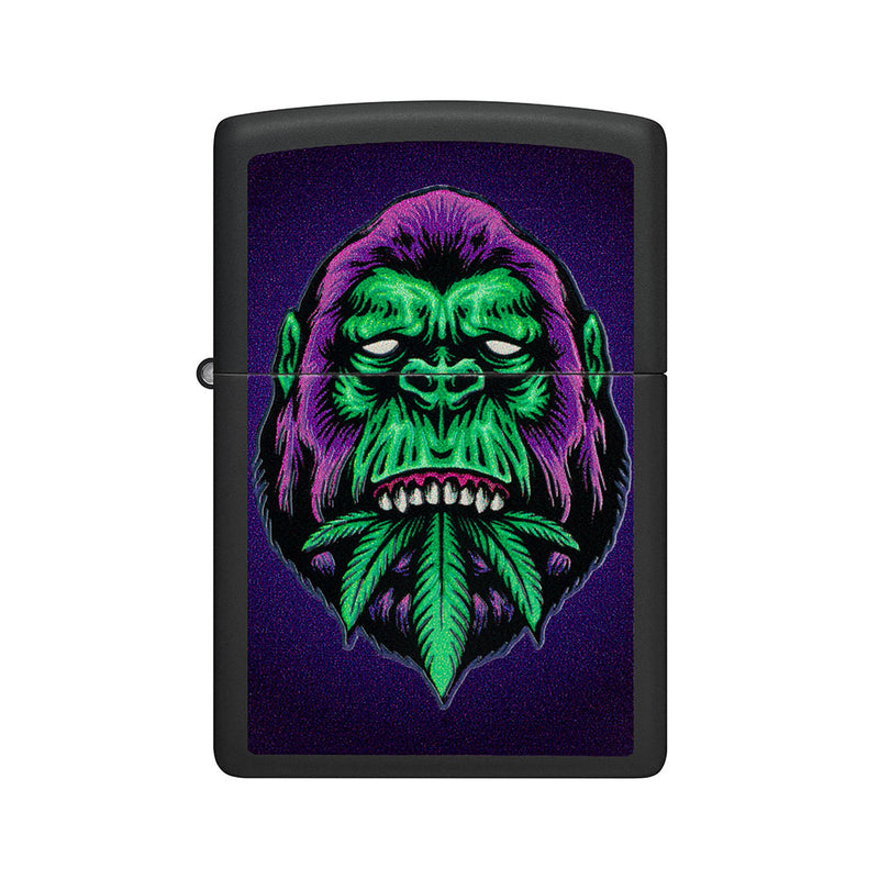  Encendedor Zippo Cannabis Black Light resistente al viento