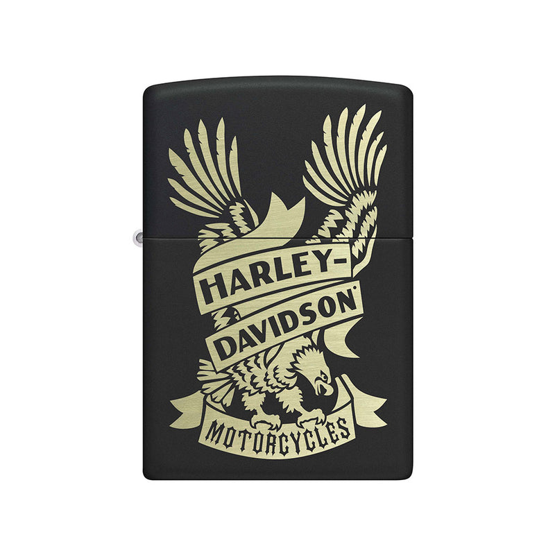  Encendedor Zippo Harley Davidson negro mate