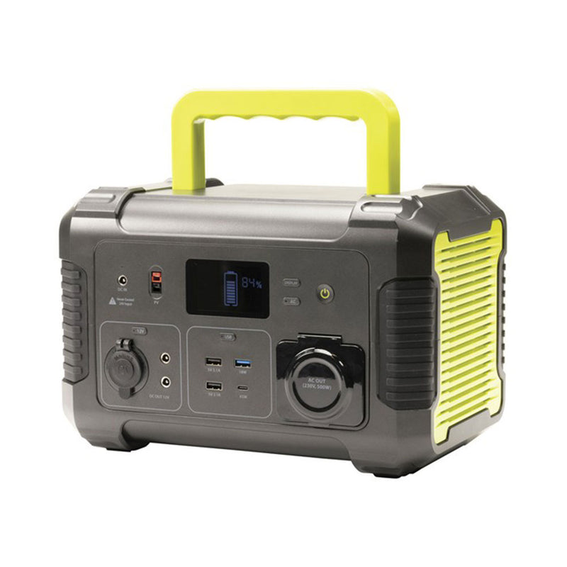 Portable 505Wh Power Station with 500W Inverter