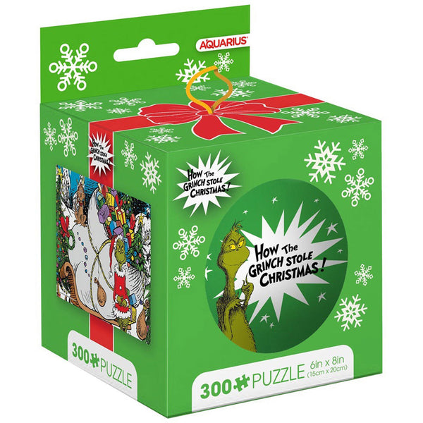 How the Grinch Stole Christmas in Tin Globe Puzzle 300pc