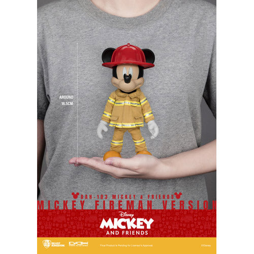 BK Dynamic Action Heroes Mickey Mouse Fireman Version Figure