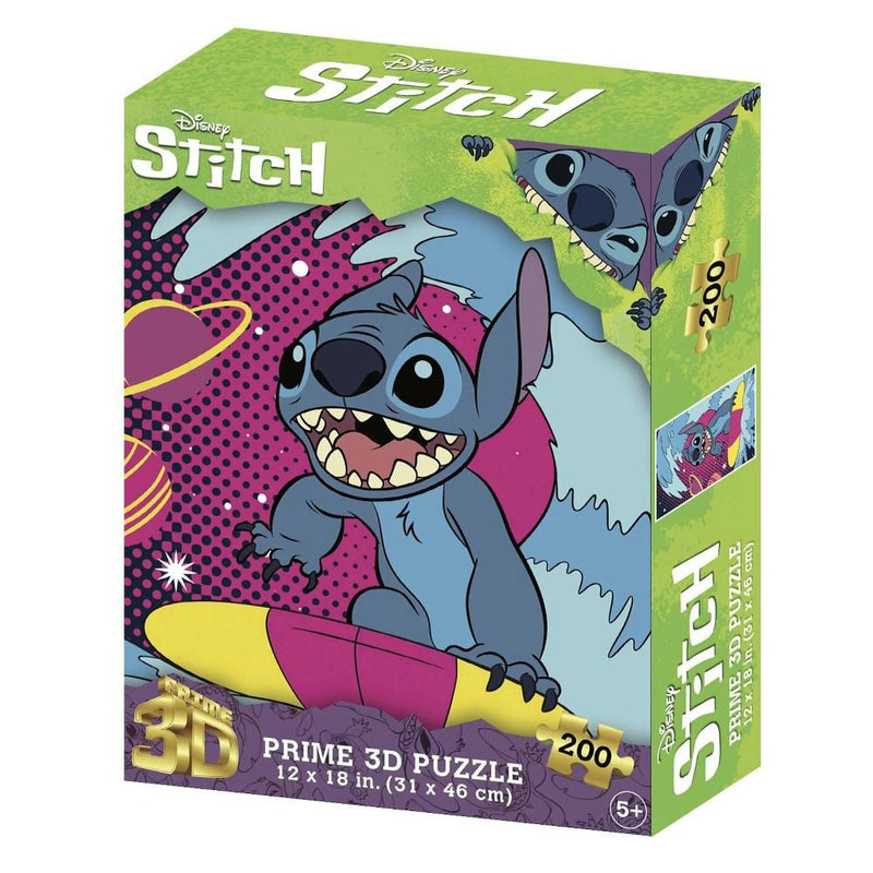 Prime 3D Disney Stitch 200-Piece 3D Puzzle