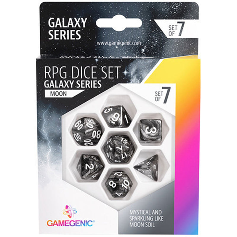  Juego de dados RPG Gamegenic Galaxy Series 7 piezas