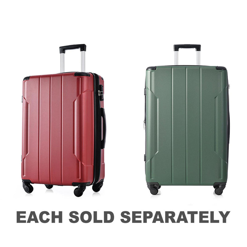 Expandable Spinner Suitcase with Corner Guards