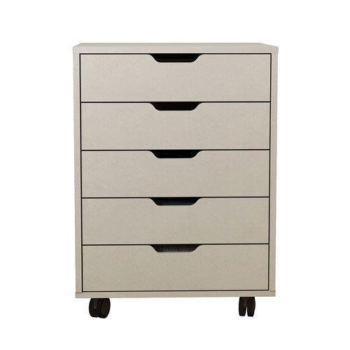 5 Drawers Small Rolling Office File Cabinet