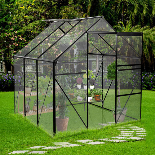 Polycarbonate Walk-in Greenhouse Garden (6x6ft)