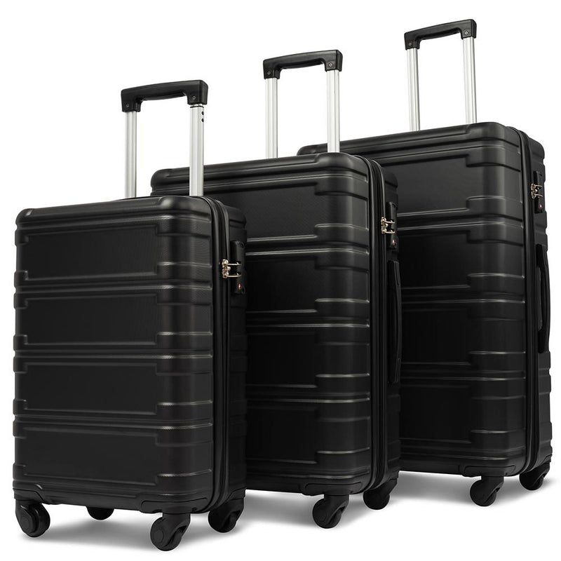 Hard-shell Spinner Suitcase w/ TSA Lock (Set of 3)