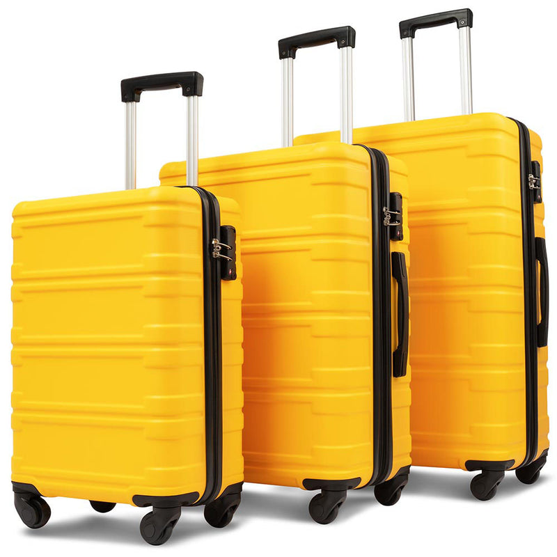 Hard-shell Spinner Suitcase w/ TSA Lock (Set of 3)