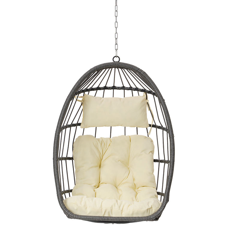 Garden Rattan Egg Swing Chair