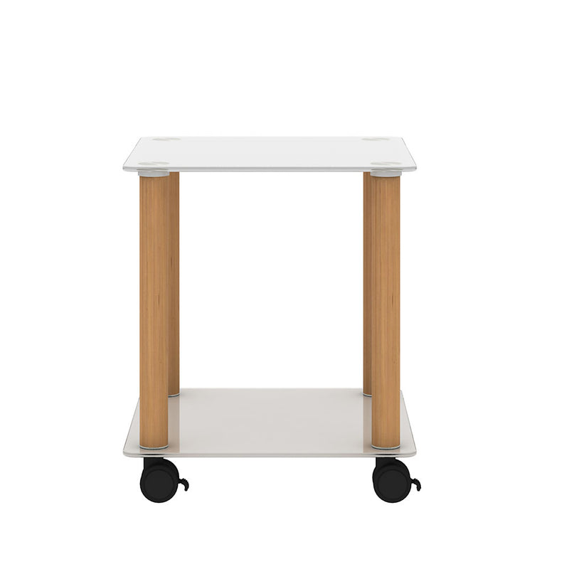 2 niveles Space Saving Modern Night Stand con SHANTE