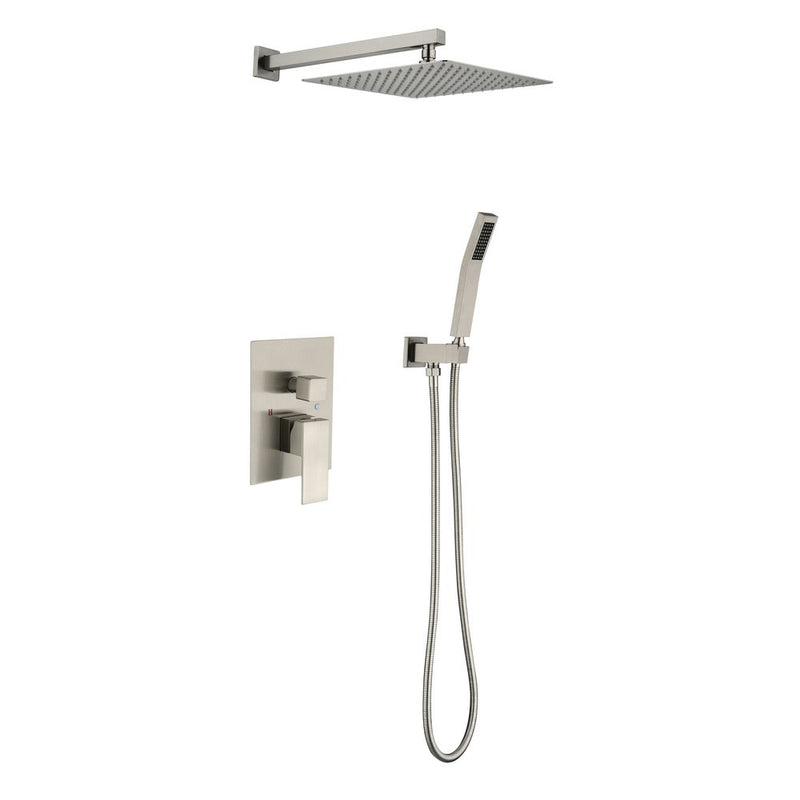 Wall Mounted Rain Shower Head Systems 12"