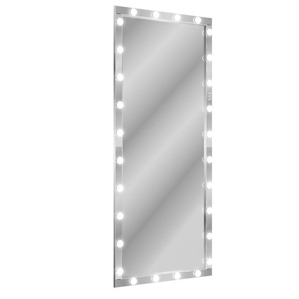 Hollywood LED Vanity Mirror w/ Silver Alumnum Frame (72x36")