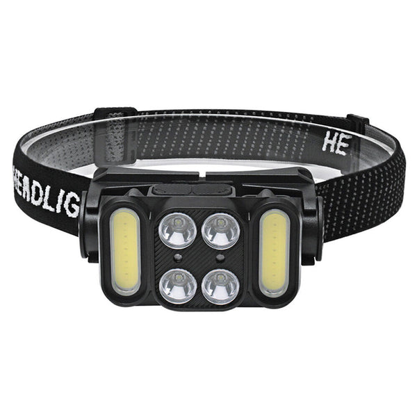 4 LED COB Headlamp Super Bright Outdoor Head Light