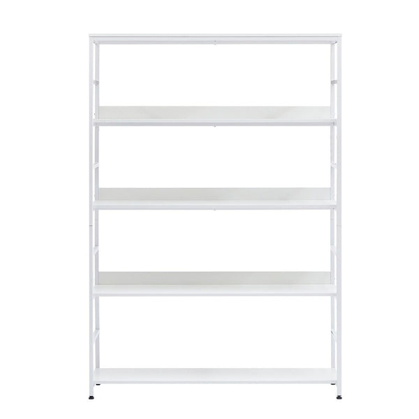 5-Tier Bookcase with Metal Frame