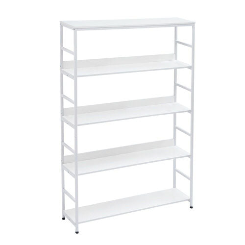 5-Tier Bookcase with Metal Frame