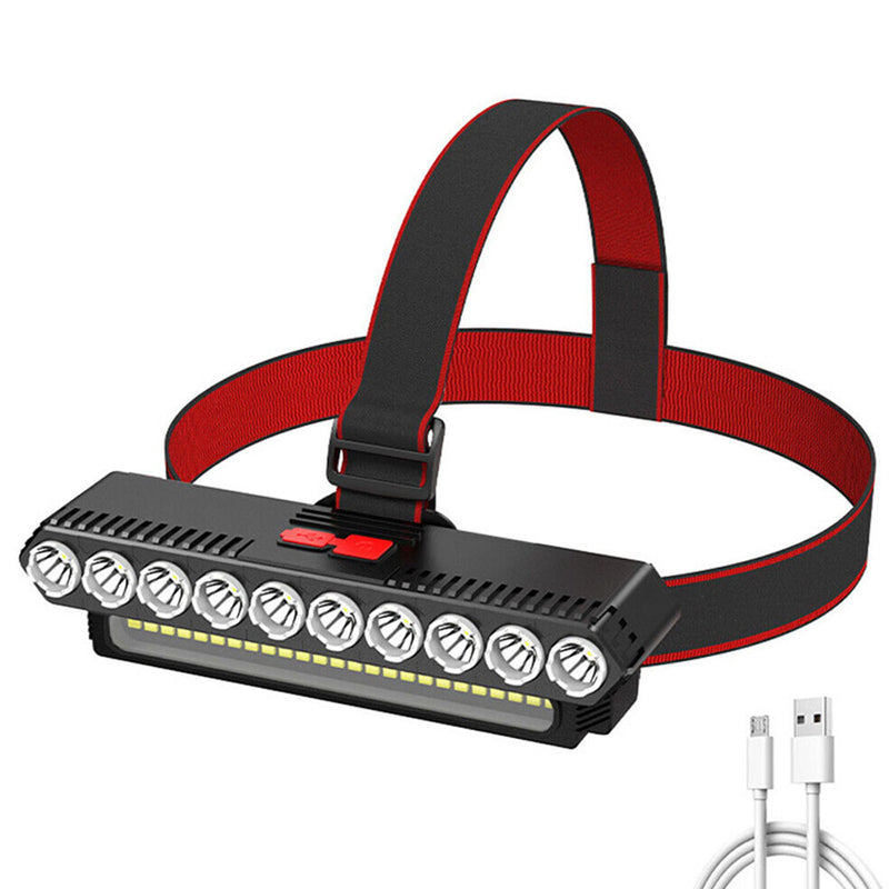 10 LED COB Camping & Outdoor Powerful Headlamp