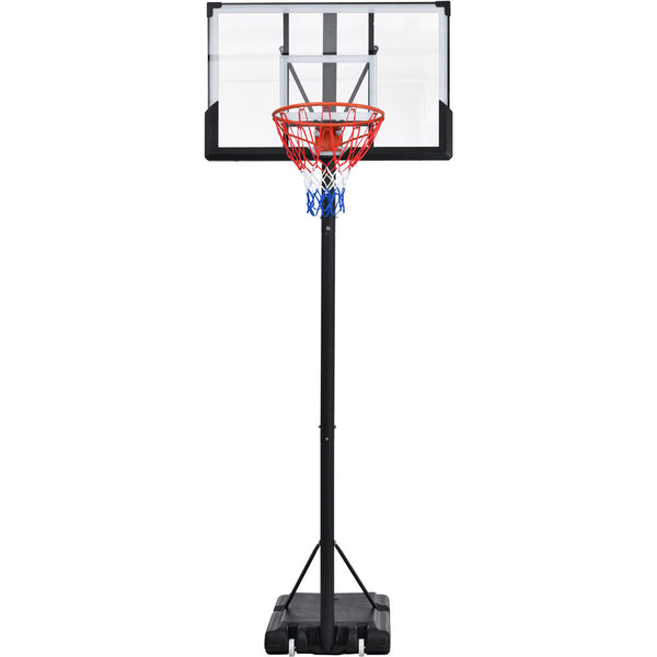 Height Adjustable Waterproof Basketball Hoop Set with Lights