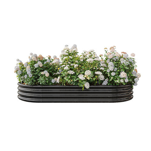 Metal Raised Planter & Vegetable Bed (Black)