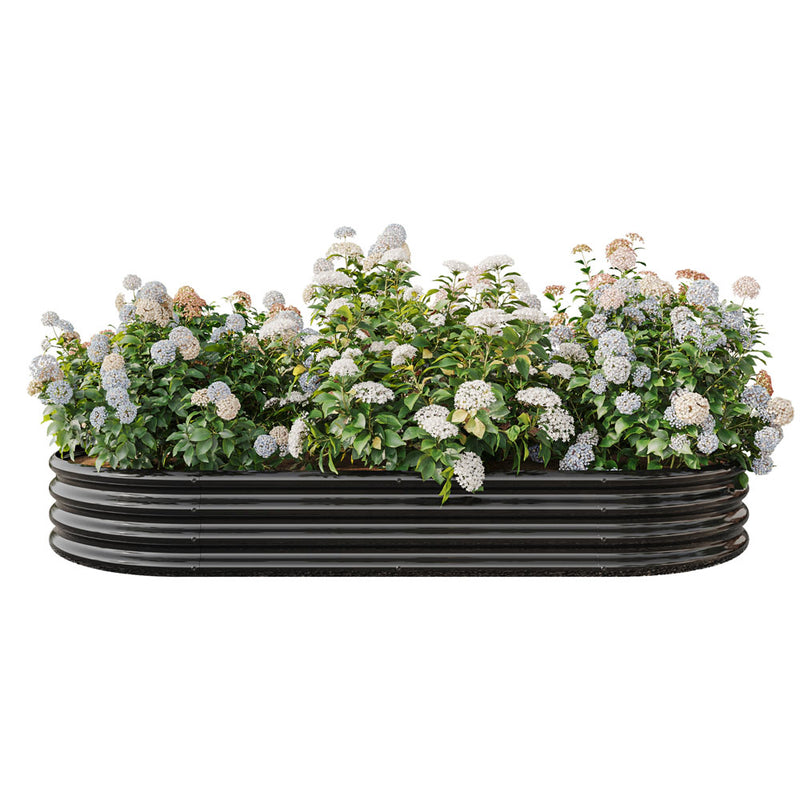 Metal Raised Planter & Vegetable Bed (Black)