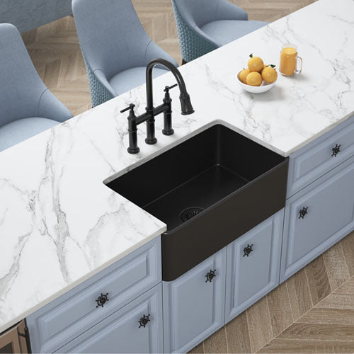 Farmhouse Sink Deep Single Undermount Apron Kitchen Sink