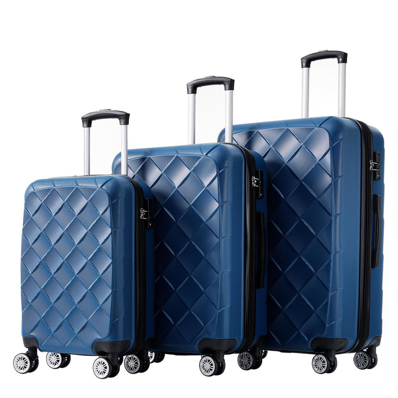 Suitcase with TSA Lock & Spinner Wheels (Set of 3)