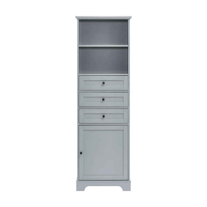 Tall Cabinet with Adjustable Shelves & 3 Drawers