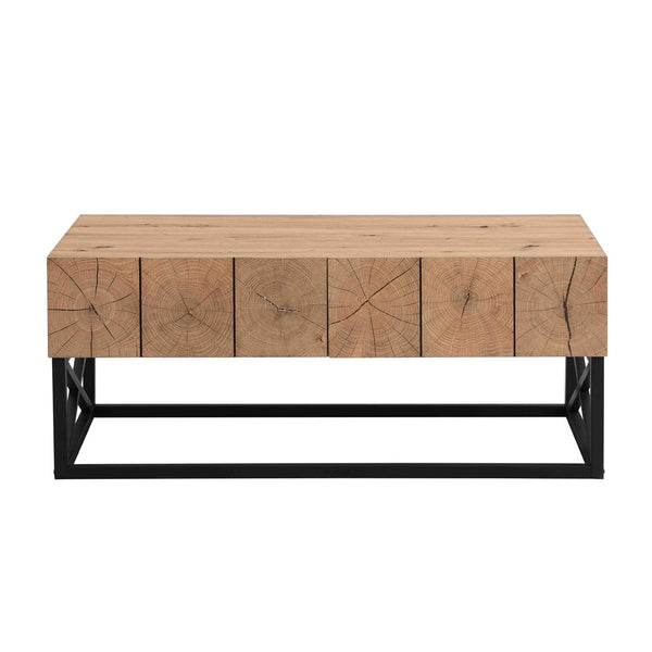 Coffee Table with Two Drawers 43.31''