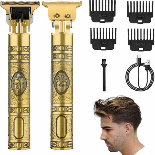 Vintage Men's Hair Clipper with Interchangeable Guide Combs