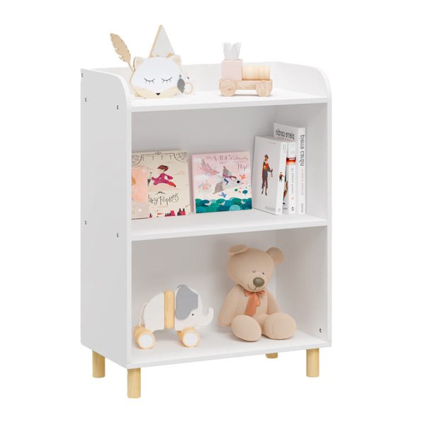 3-Tier Kid's Bookcase (White)