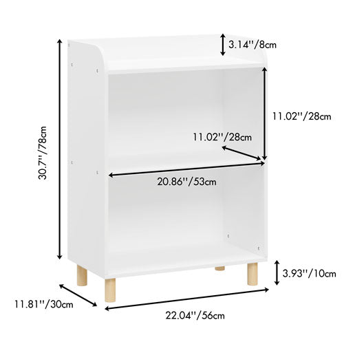 3-Tier Kid's Bookcase (White)