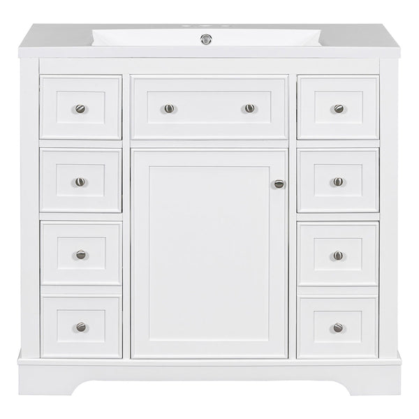 Bathroom Vanity & Sink Combo 36" (White)