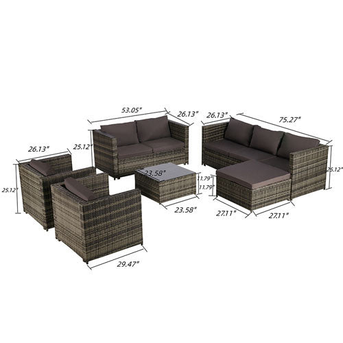 Outdoor Rattan Furniture Set