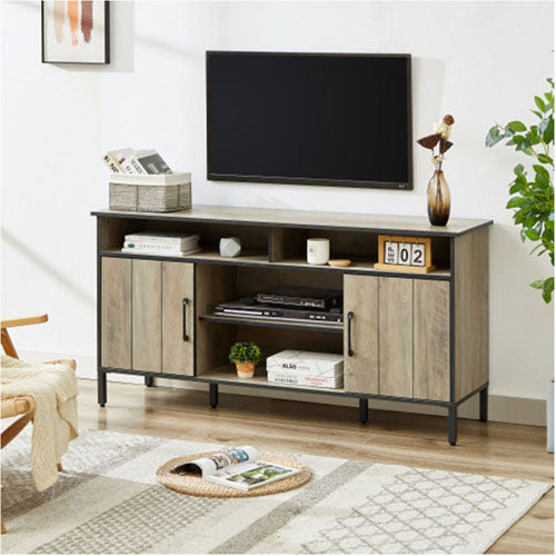 TV Stand and Entertainment Center (Grey)