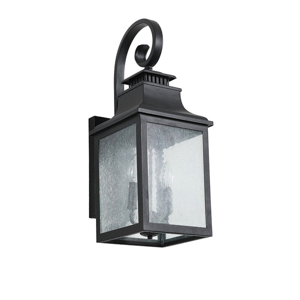 Large Glass Outdoor Wall Lamp