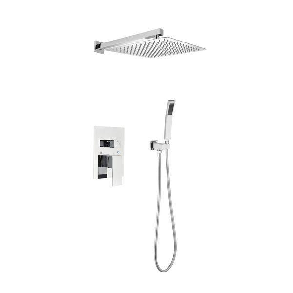 Wall Mounted Rain Shower Head System 12"