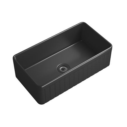 White 30-Inch Deep Undermount Farmhouse Kitchen Sink